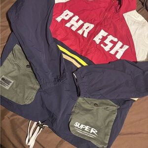 Men's Colorblock Windbreaker Jacket